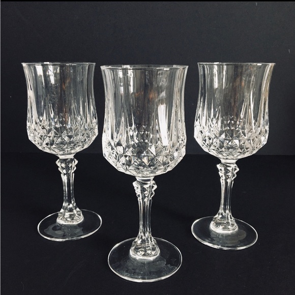 Set of 3 Crystal Wine Glasses 6,5” d’Argues - Picture 7 of 8